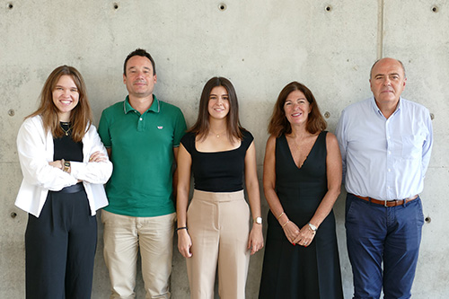 Inés Gallego, Antoni Pastor, Alba Garcia-Baos, Olga Valverde y Rafael de la Torre. Crédito: UPF.
